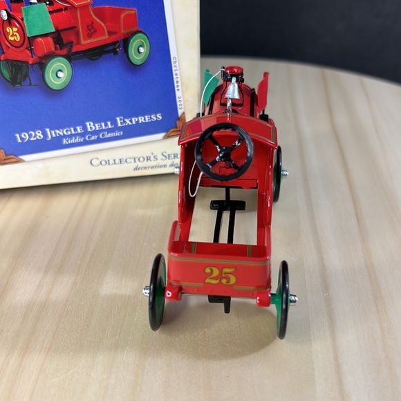 2002 Hallmark 1928 Jingle Bell Express Kiddie Car Classics Series #9 - Picture 4 of 8